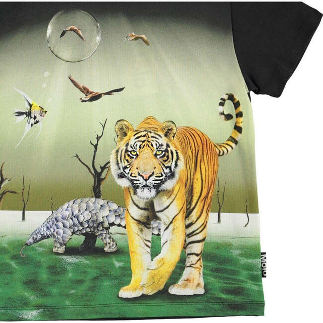 Roxo Animal Graphic T-Shirt, Black - Tees - 3