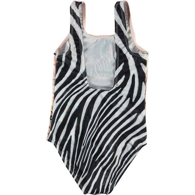 Cool Zebra Swimsuit, Black