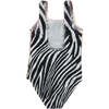 Cool Zebra Swimsuit, Black - One Pieces - 2