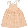 Penelope Dress, Vichy Abricot - Dresses - 1 - thumbnail
