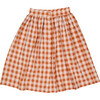 Brigitte Skirt, Vichy Rouille - Skirts - 1 - thumbnail