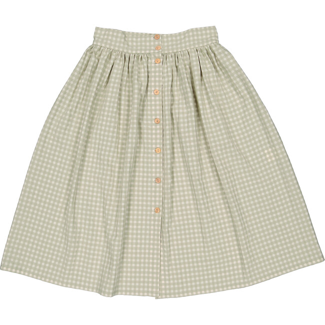 Brigitte Skirt, Vichy Sauge - Skirts - 1