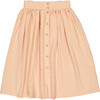 Brigitte Skirt, Vichy Abricot - Skirts - 1 - thumbnail