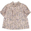 Sidonie Blouse, Rose Pivoine - Blouses - 1 - thumbnail