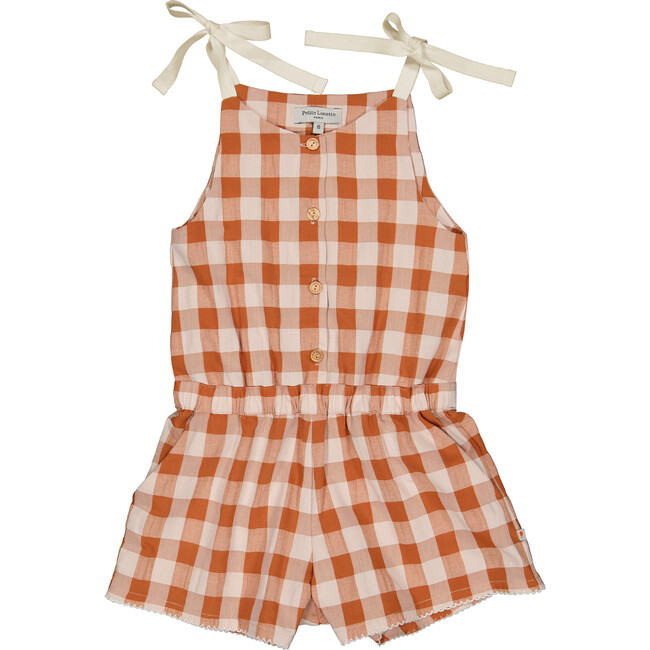 Aphrodite Romper, Vichy Rouille