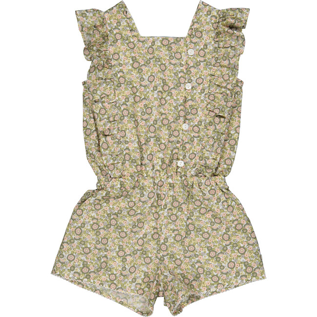 Agapanthe Romper, Vert Bourgeon