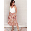 Brigitte Skirt, Vichy Rouille - Skirts - 2