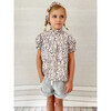 Sidonie Blouse, Rose Pivoine - Blouses - 2
