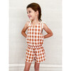 Aphrodite Romper, Vichy Rouille - Rompers - 2