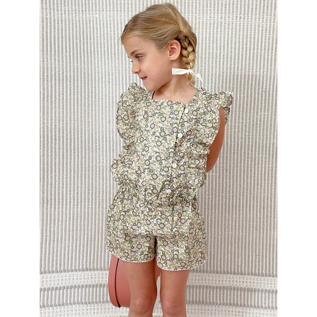 Agapanthe Romper, Vert Bourgeon