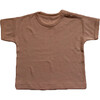 The Terry Boxy Tee, Cinnamon - T-Shirts - 1 - thumbnail