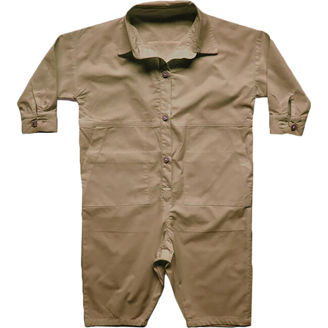 The Boiler Suit, Camel - Rompers - 1