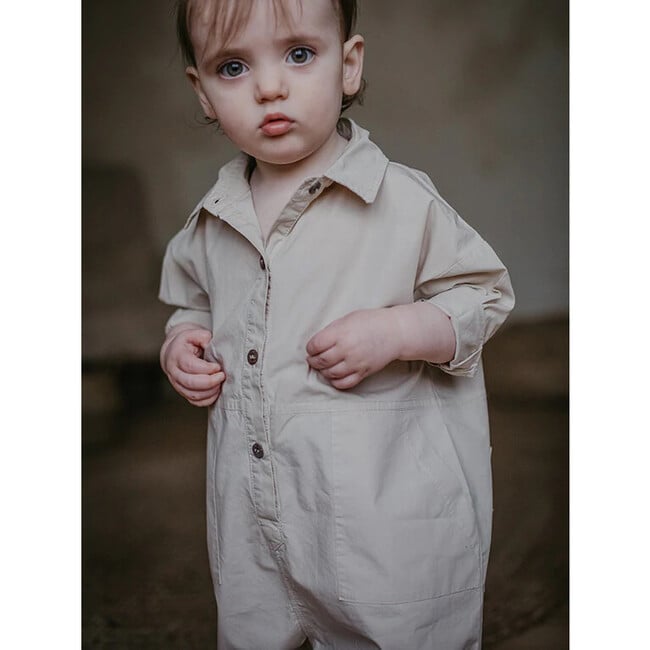 The Boiler Suit, Ecru - Rompers - 4