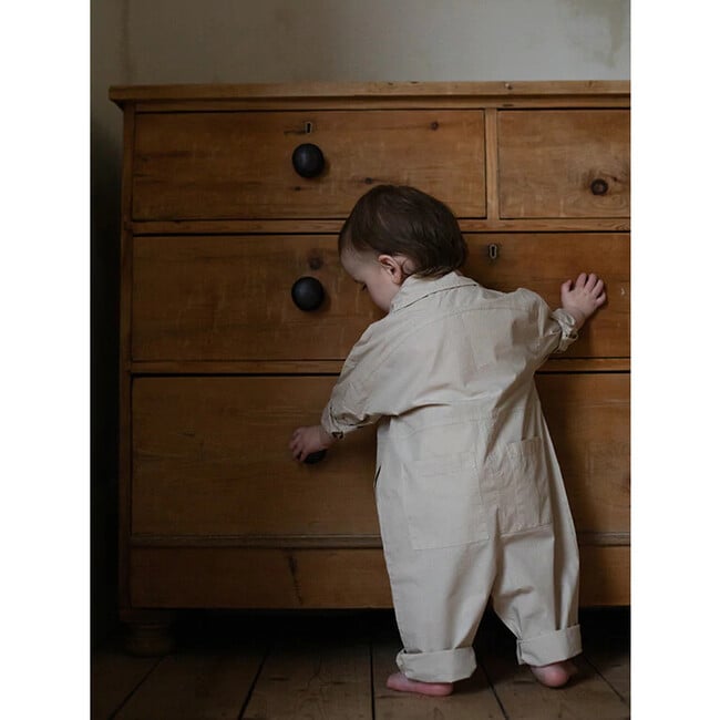 The Boiler Suit, Ecru - Rompers - 5