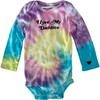 I Love My Daddies, Tie-Dye Onesie - Onesies - 1 - thumbnail