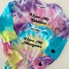 I Love My Daddies, Tie-Dye Onesie - Onesies - 2