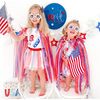 Patriotic Tie Dye Cape - Costume Accessories - 4