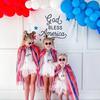 Patriotic Tie Dye Cape - Costume Accessories - 6