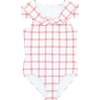 Girls Windowpane Sailor One Piece - One Pieces - 1 - thumbnail