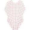 Womens Windowpane Rashguard One Piece - One Pieces - 1 - thumbnail