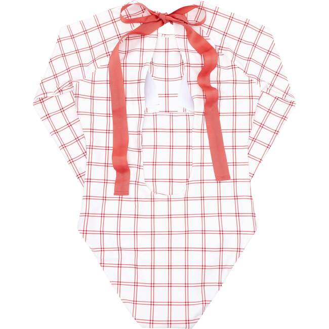 Womens Windowpane Rashguard One Piece - One Pieces - 2