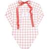 Womens Windowpane Rashguard One Piece - One Pieces - 2