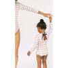 Girls Windowpane Rashguard One Piece - One Pieces - 2