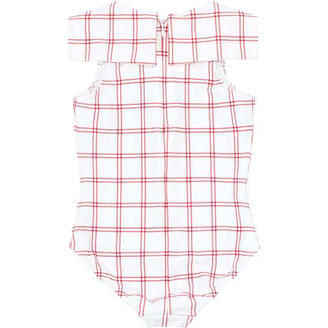 Girls Windowpane Sailor One Piece - One Pieces - 3