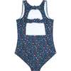 Girls Midnight Vineyard Double Bow One Piece - One Pieces - 3