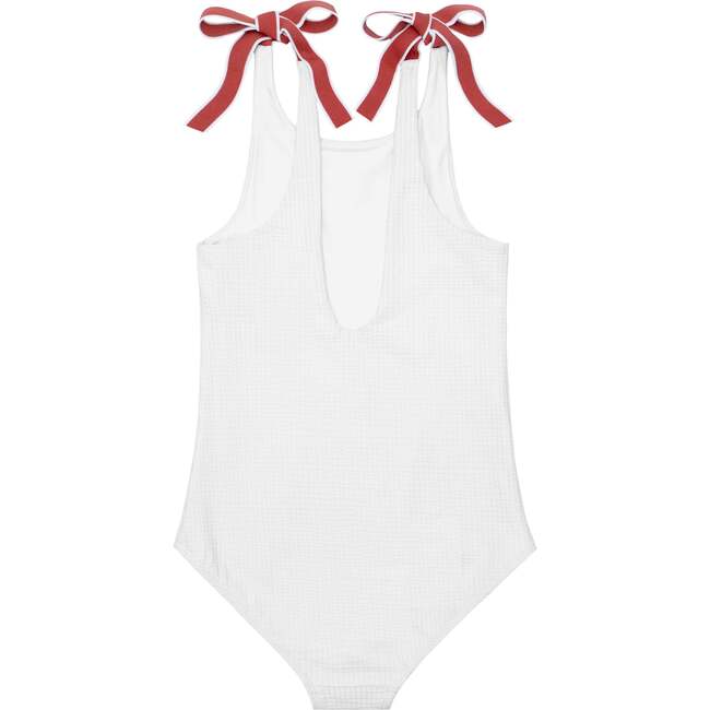 Girls Capeside White Tie Knot One Piece