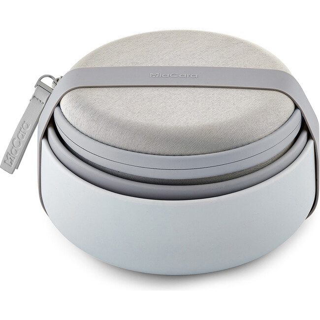 Bento Dog Travel Bowl, Slate - Pet Bowls & Feeders - 1