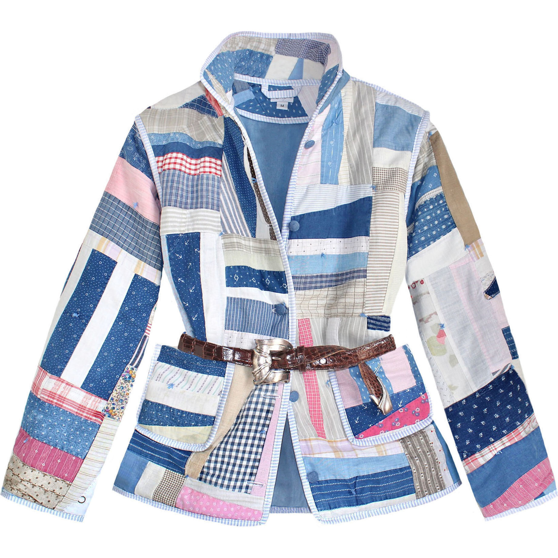 Adult Medium Vintage Quilt Jacket, Iprov Patchwork - Lindsey Berns
