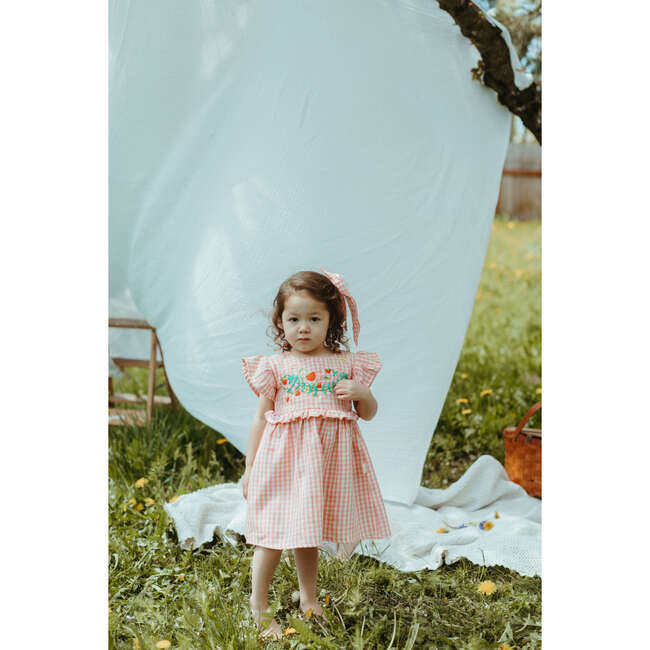 Cece Girl's Dress, Strawberries - Dresses - 4