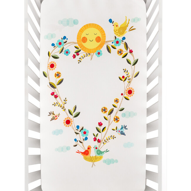Love Blooms Standard Crib Sheet - Crib Sheets - 3