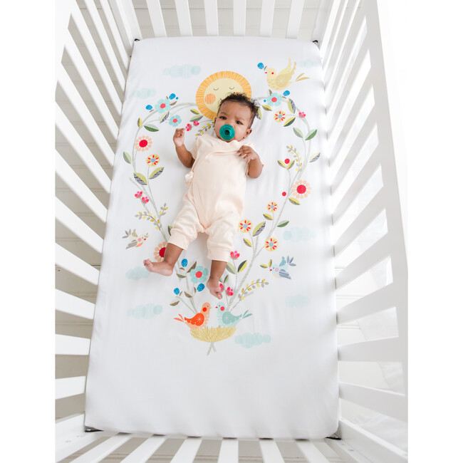 Love Blooms Standard Crib Sheet - Crib Sheets - 6