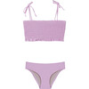 Smocked Bikini, Pink - Two Pieces - 1 - thumbnail