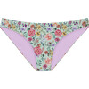 Women's Reversible Ruched Full Bikini Bottom - Two Pieces - 1 - thumbnail