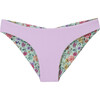 Women's Reversible Ruched Full Bikini Bottom - Two Pieces - 2