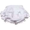 Ruffle Diaper Cover, Pink Trim - Bloomers - 2