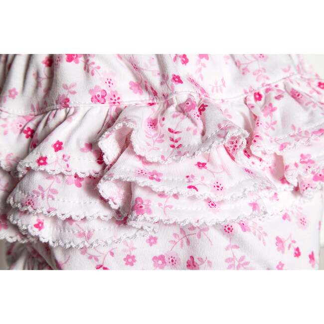Ruffle Diaper Cover, Pink Floral - Bloomers - 3