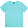 Men's Short Sleeve Rash Vest, Sky Blue - Rash Guards - 1 - thumbnail