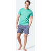 Men's Short Sleeve Rash Vest, Spearmint Green - Rash Guards - 3