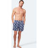 Men's Dolphin Swim Trunk, Deep Blue - Swim Trunks - 3
