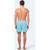 Flip Flop Swim Trunk, Scuba Blue - Swim Trunks - 5