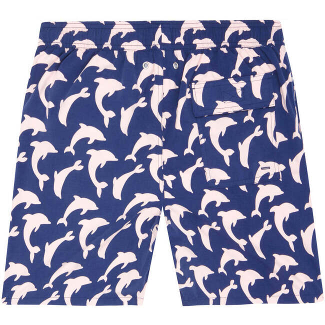 Men's Dolphin Swim Trunk, Deep Blue - Swim Trunks - 5