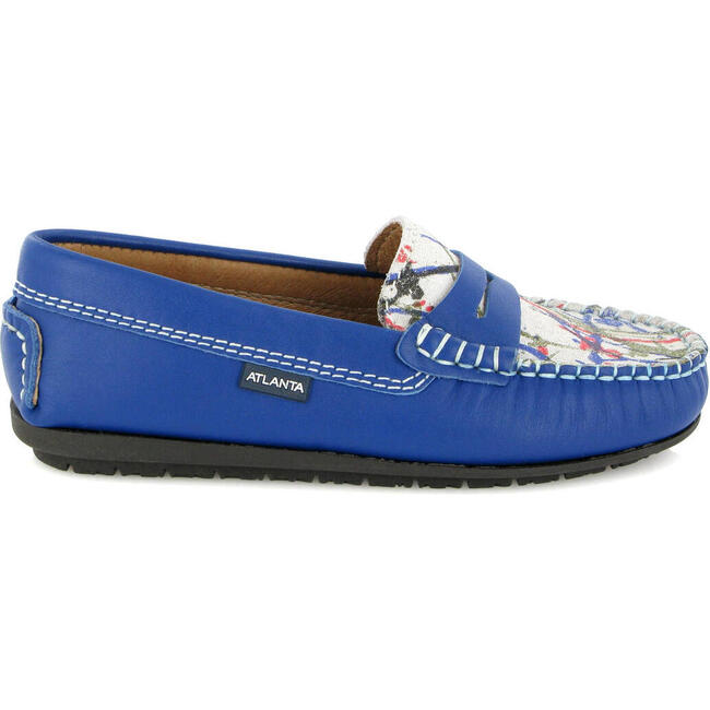 Penny Moccasins In Smooth Leather, Multicolor