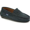 Penny Moccasins In Nubuck Leather, Blue - Slip Ons - 2