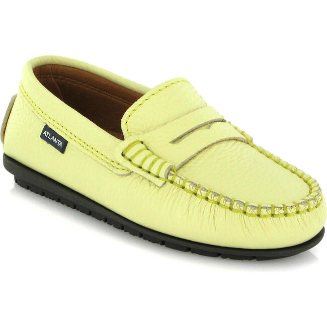 Penny Moccasins In Grainy Leather, Sun