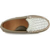Plain Moccasins In Leather, Earth - Slip Ons - 5