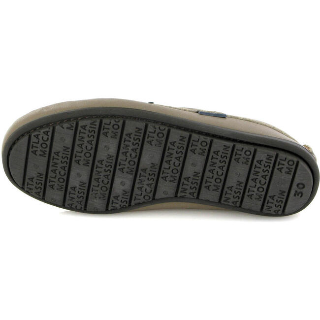 Plain Moccasins In Leather, Earth - Slip Ons - 6